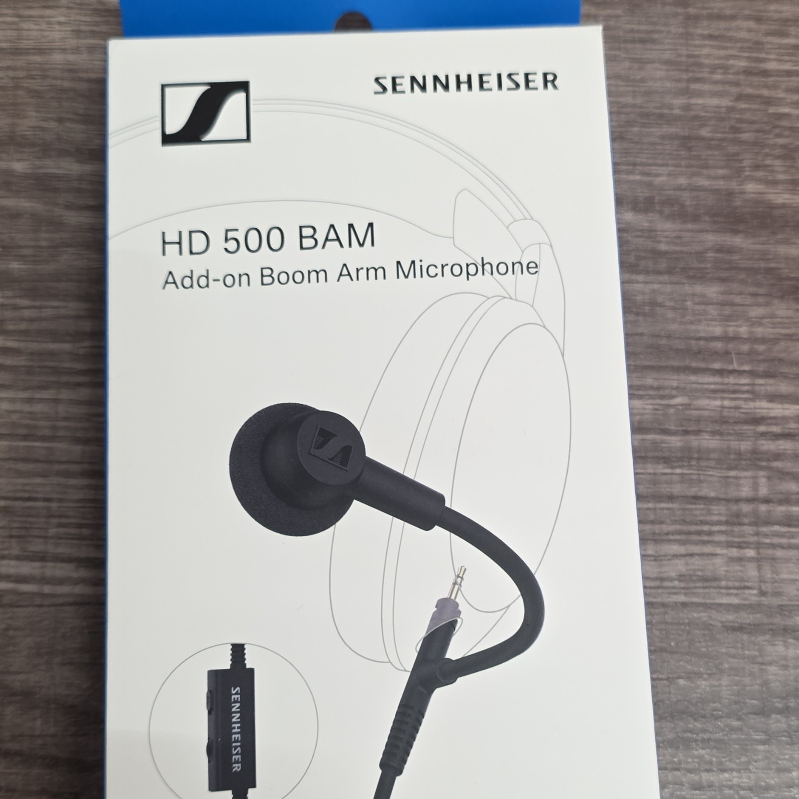 Sennheiser HD 500 BAM Boom Arm Microphone Wired Black Gaming Computers Tablets