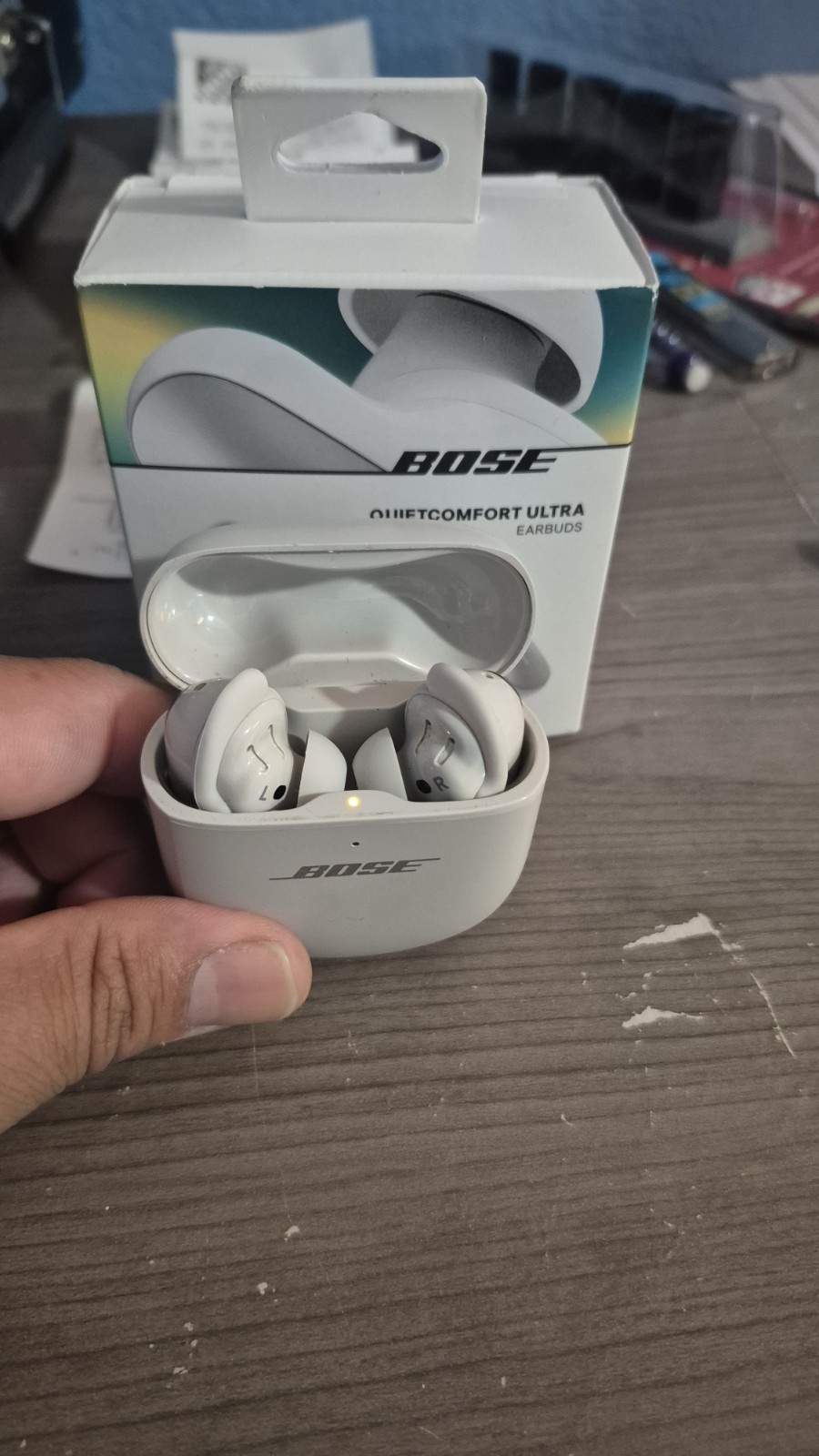 Bose QuietComfort Ultra Earbuds Noise Cancelling Wireless Bluetooth USB-C White