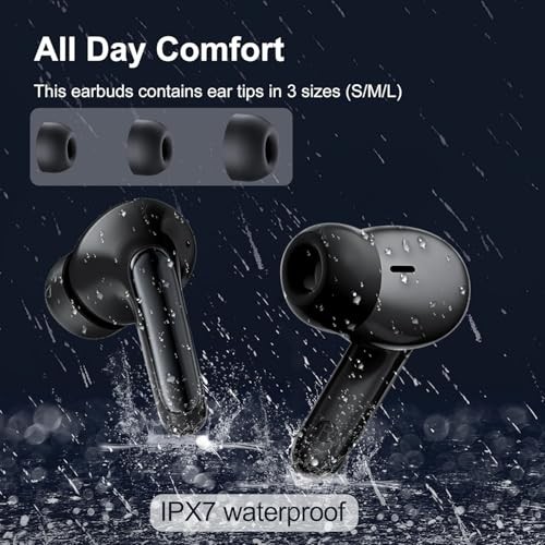 Wireless Noise Canceling Earbuds in Ear Headphones Bluetooth 5.3,Ear Buds