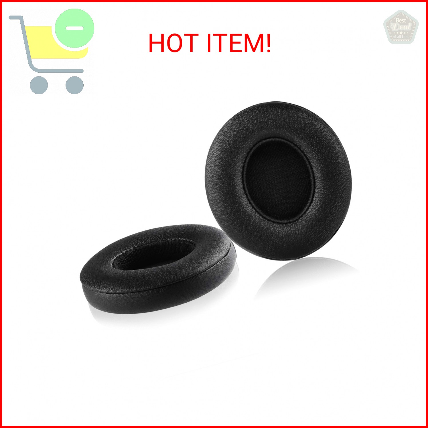 Solo 2 Wired Replacement Earpads – JARMOR Protein Leather & Memory Foam Ear Cush