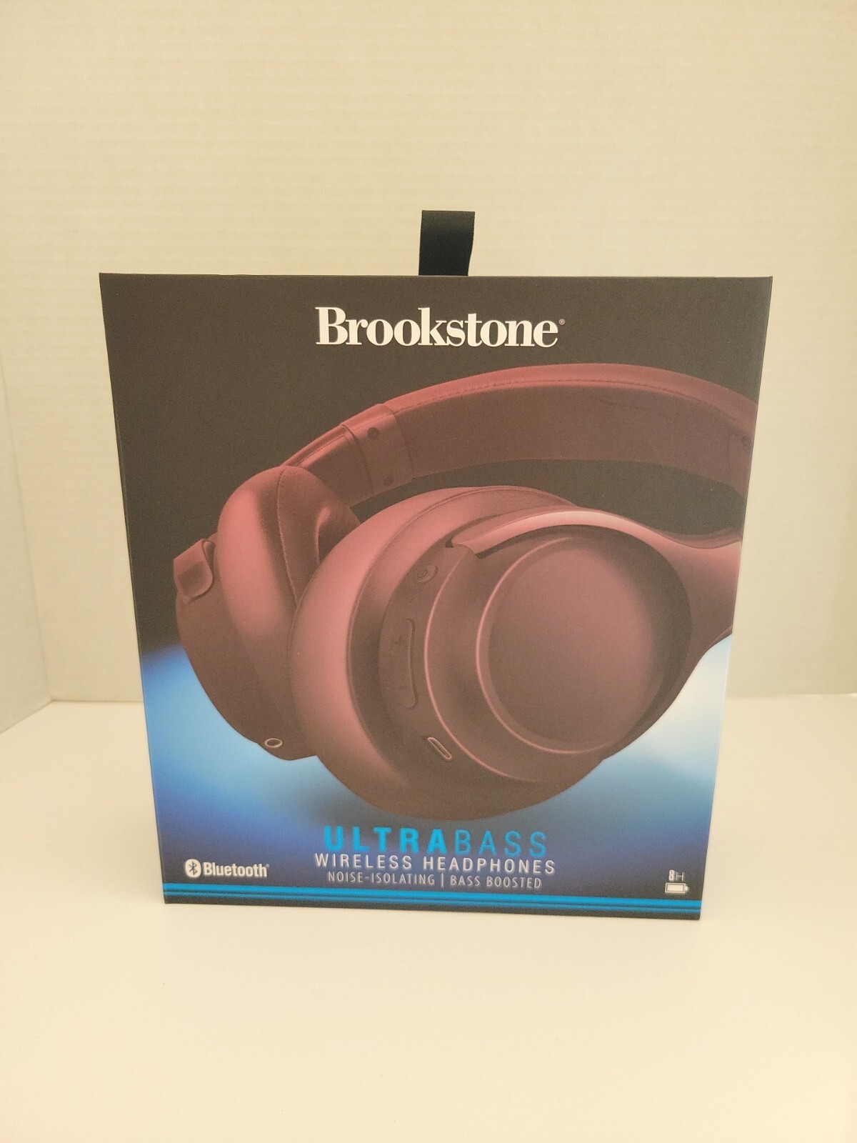 Brookstone ultra bass Wireless Headphones – Maroon Wine