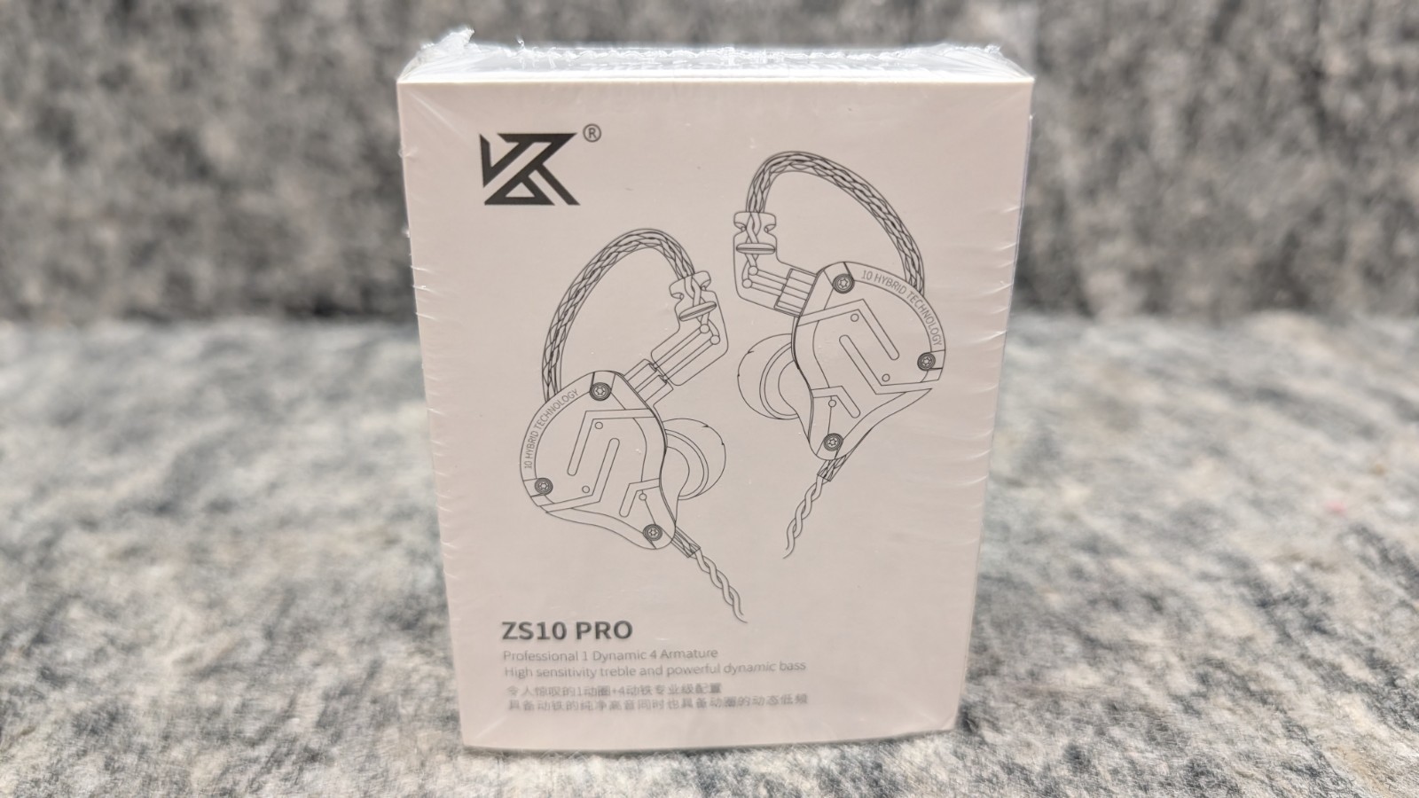 Linsoul KZ ZS10 Pro 4BA+1DD 5Driver In-Ear Monitor Wired Earbuds with Mic Purple