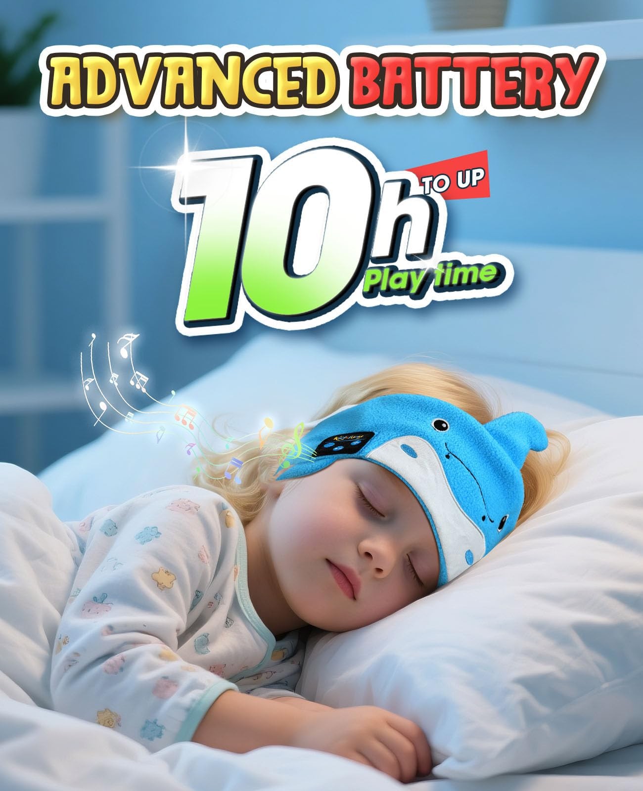 Kids Headphones Headband Bluetooth-Toddler Wireless & Wired Headphones Headba…