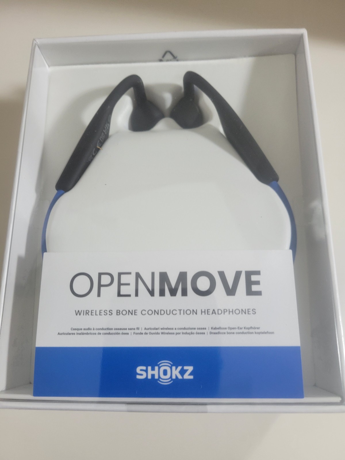 SHOKZ OpenMove – Open-Ear Bluetooth Sport Headphones, Bone Conduction Wireles…