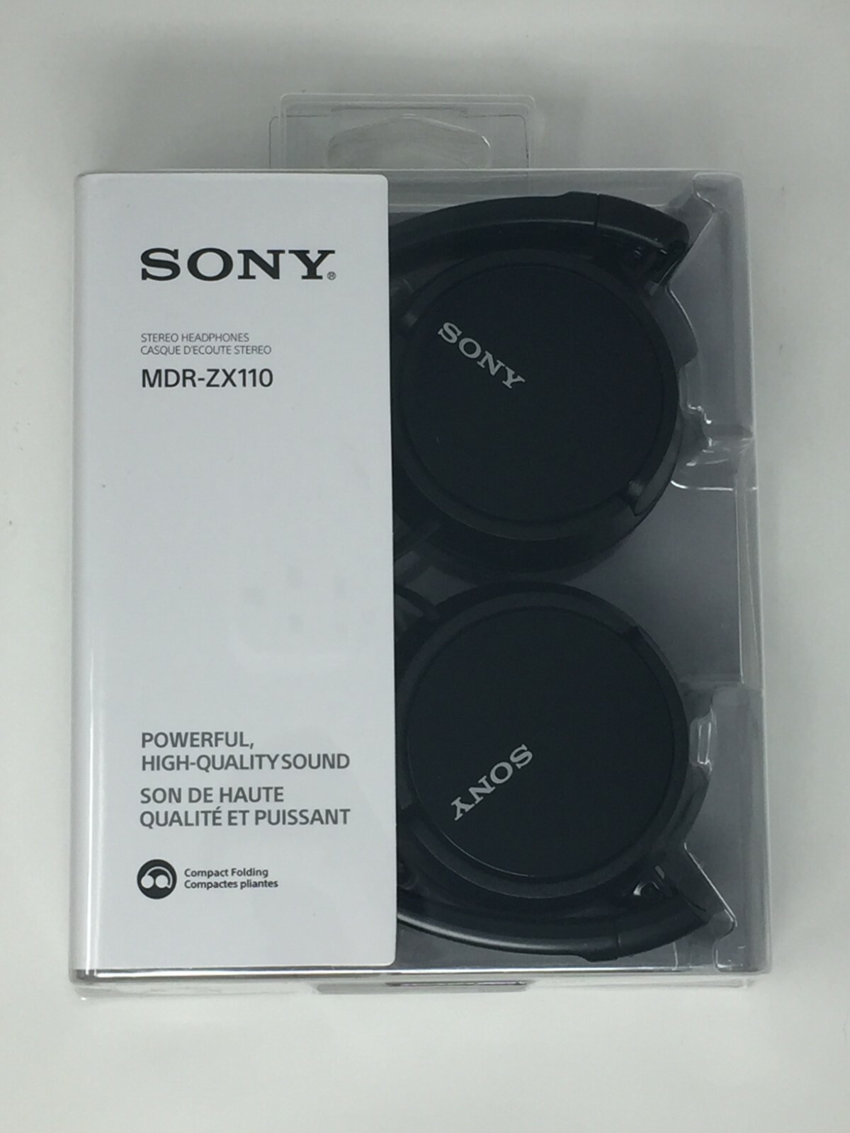 Sony MDRZX110/BLK ZX Series Stereo Headphones, Black
