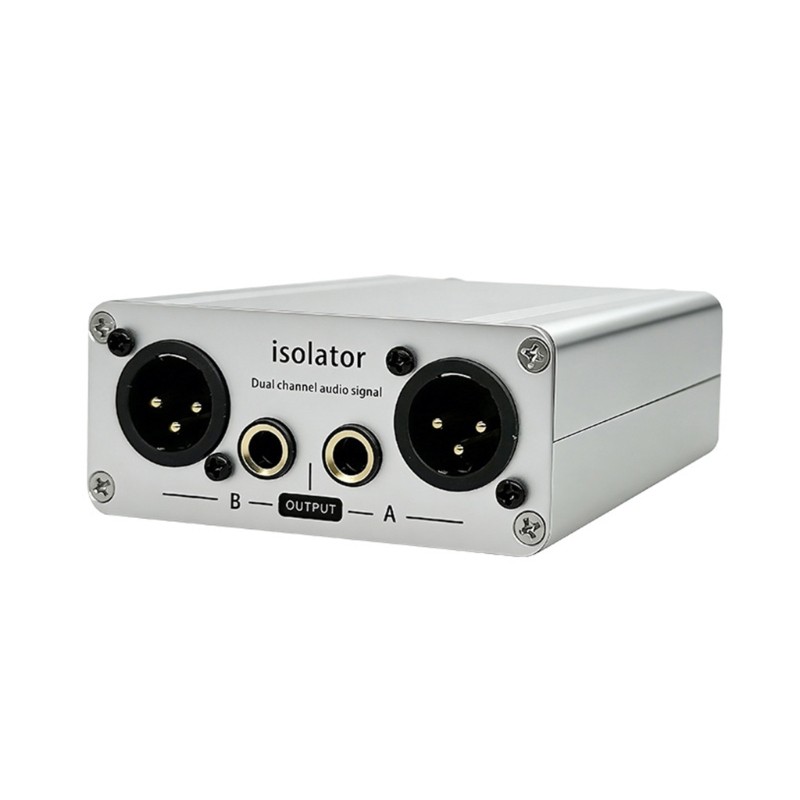 3Pin 6.35MM Mixer Sound Isolator Sound Noise Mixer Microphone Common