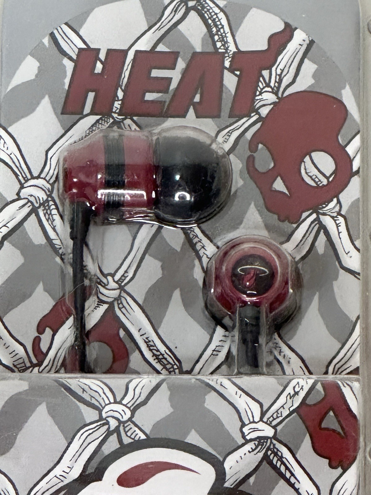 Skullcandy Ink’d Miami Heat NBA Edition S2INCZ-166 Wired Earbud Headphones