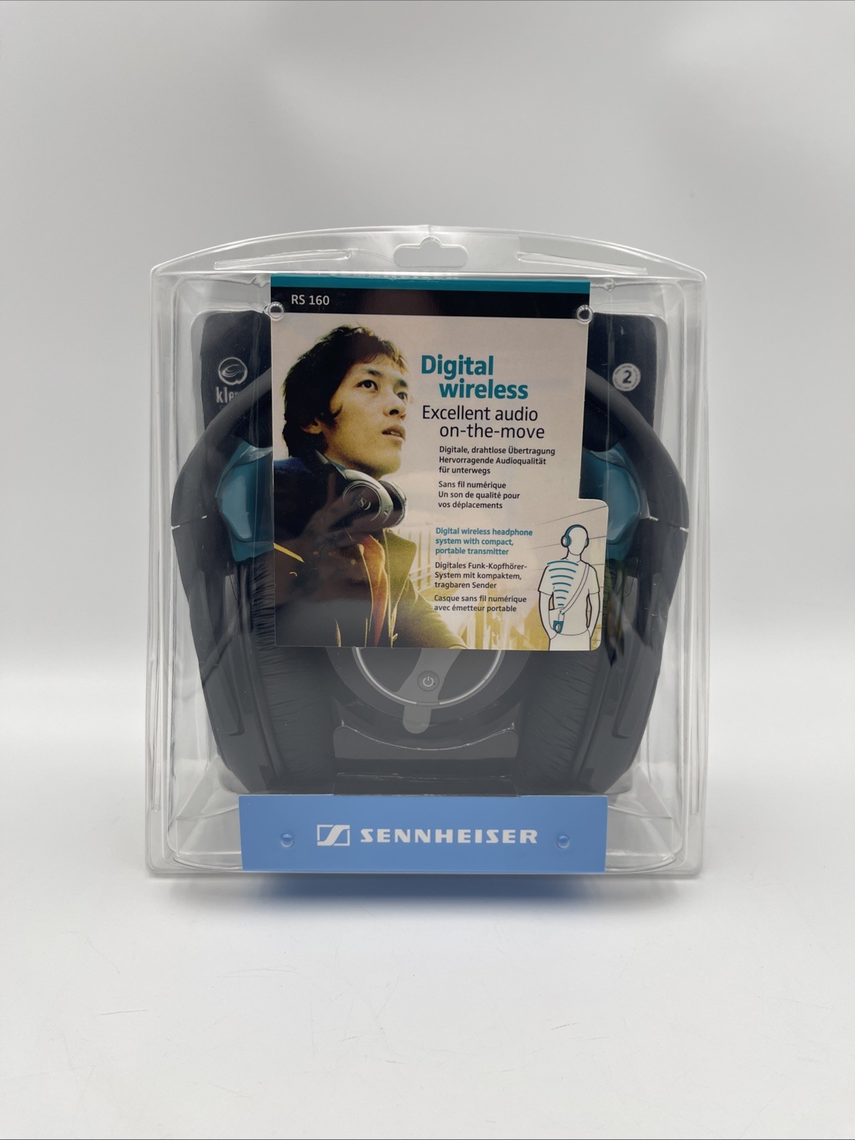 Sennheiser RS160 Digital TV Wireless Headphone System RF Surround Sound NEW