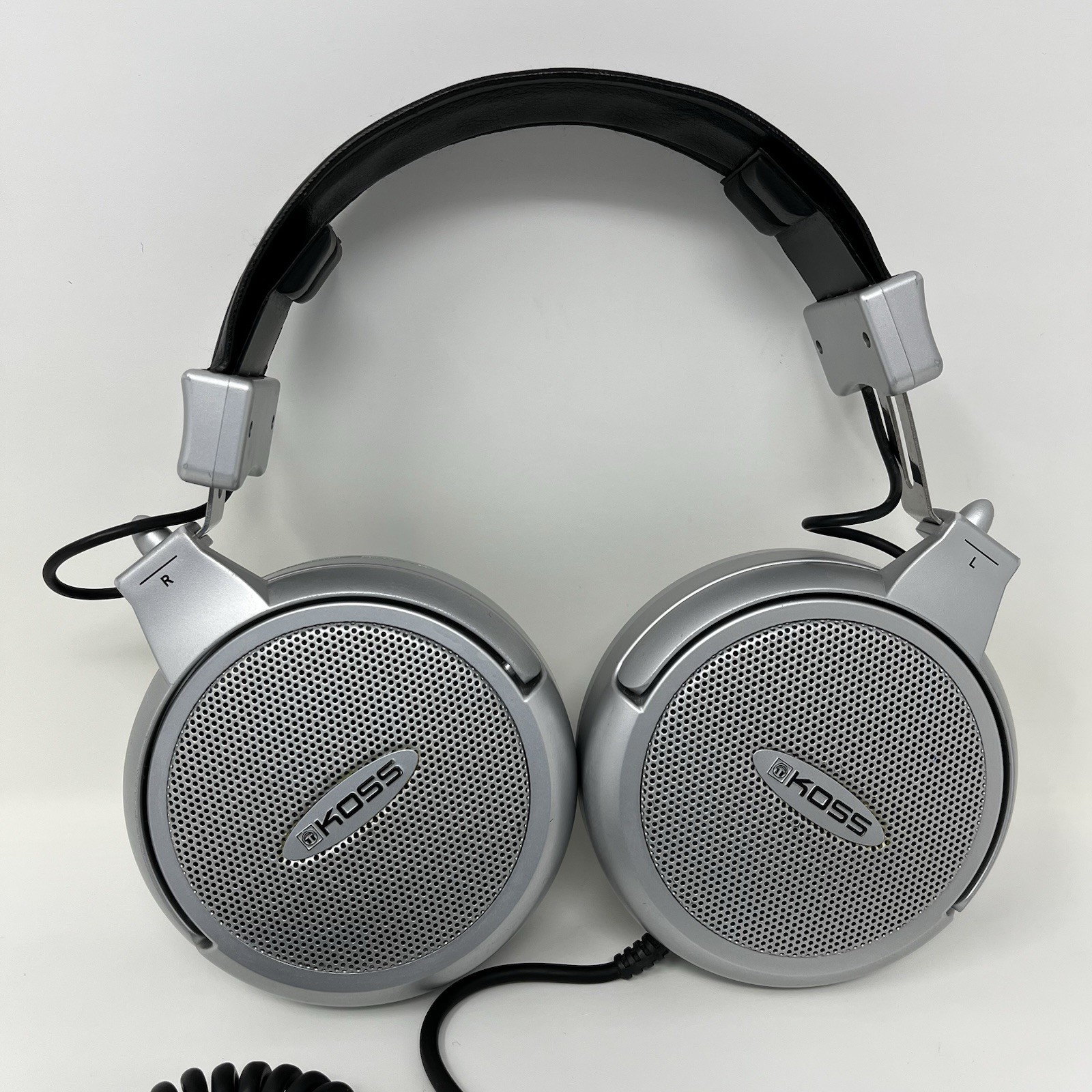 Koss Pro4AAAT Professional Studio Headphones Silver Wired Coiled Cable 3.5mm