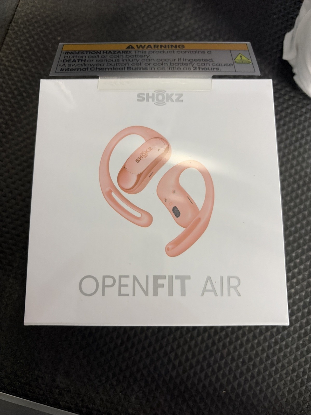 Shokz OpenFit Air Pink Open-Ear Wireless Bluetooth Earbuds New Sealed