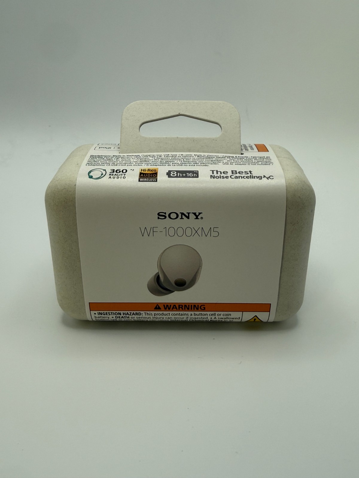 Sony WF-1000XM5 True Wireless Noise Cancelling Earbuds – Silver (WF1000XM5/SZ)