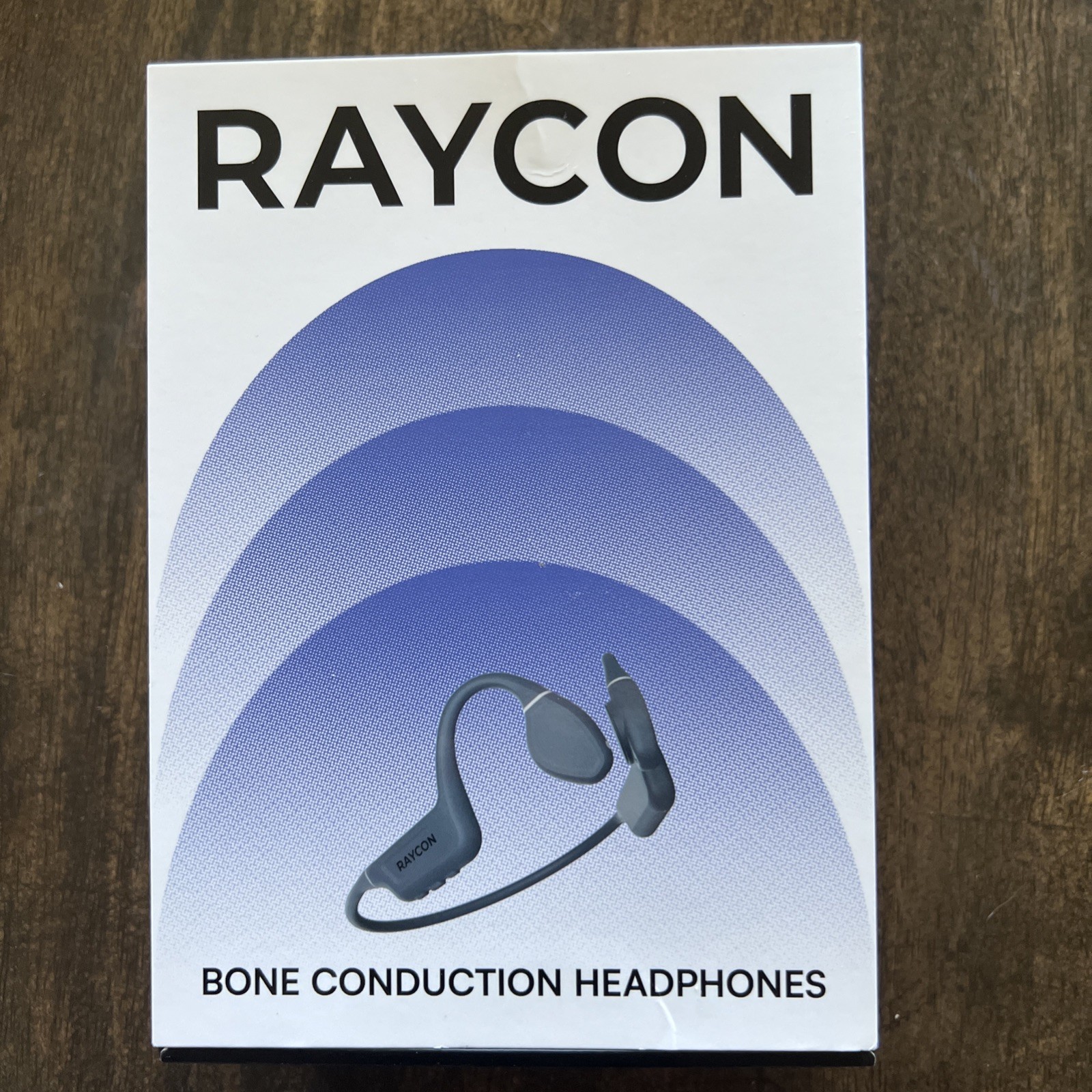 Raycon RBB842 Bone Conduction Bluetooth Headphones Open Ear Gray