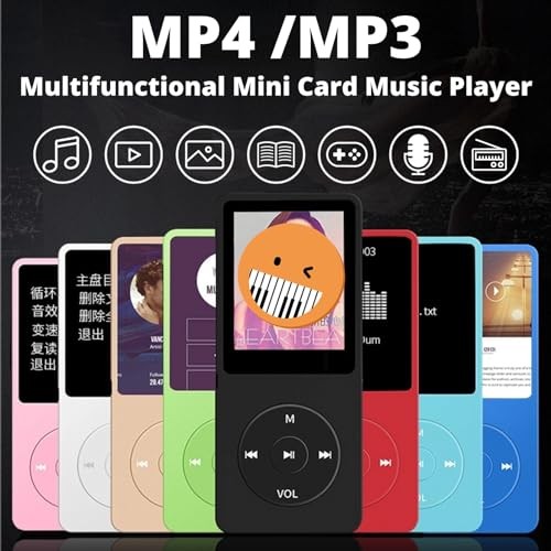 Portable MP3 MP4 Player 8GB HiFi Audio Music Player with FM Radio Voice Recorder