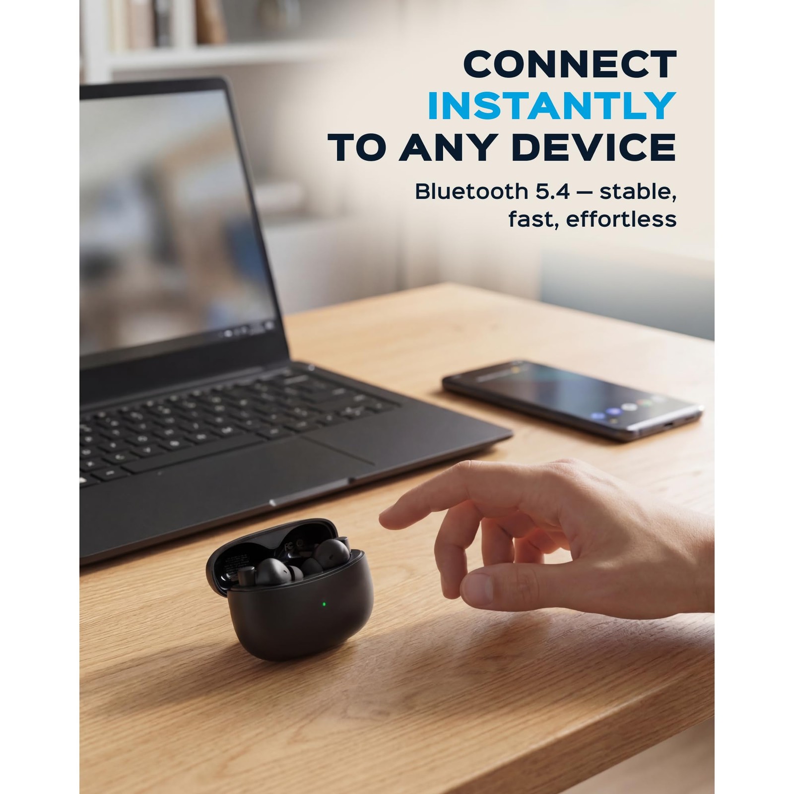 TREBLAB X8 – True Wireless Earbuds, Dual ENC Mics for Calls, IPX5, 40H Play
