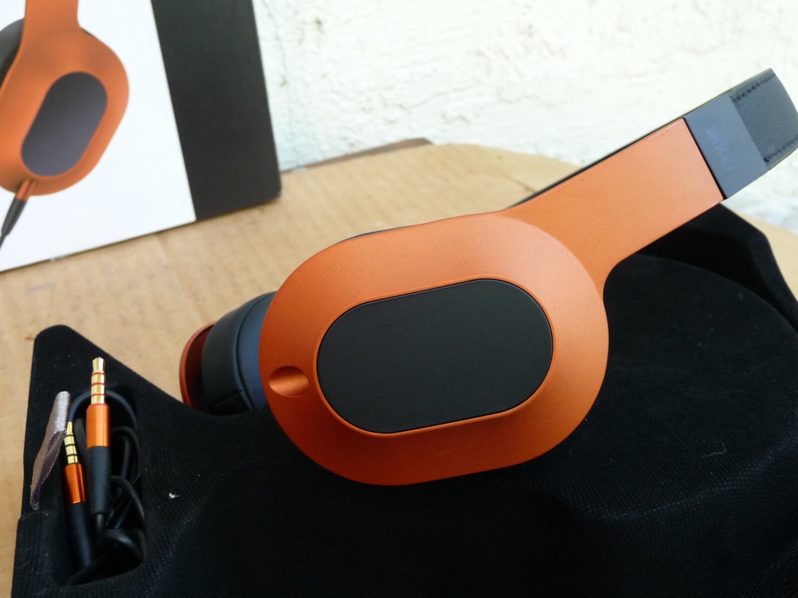 KEF M400 On-Ear Hi-Fi Headphones Orange