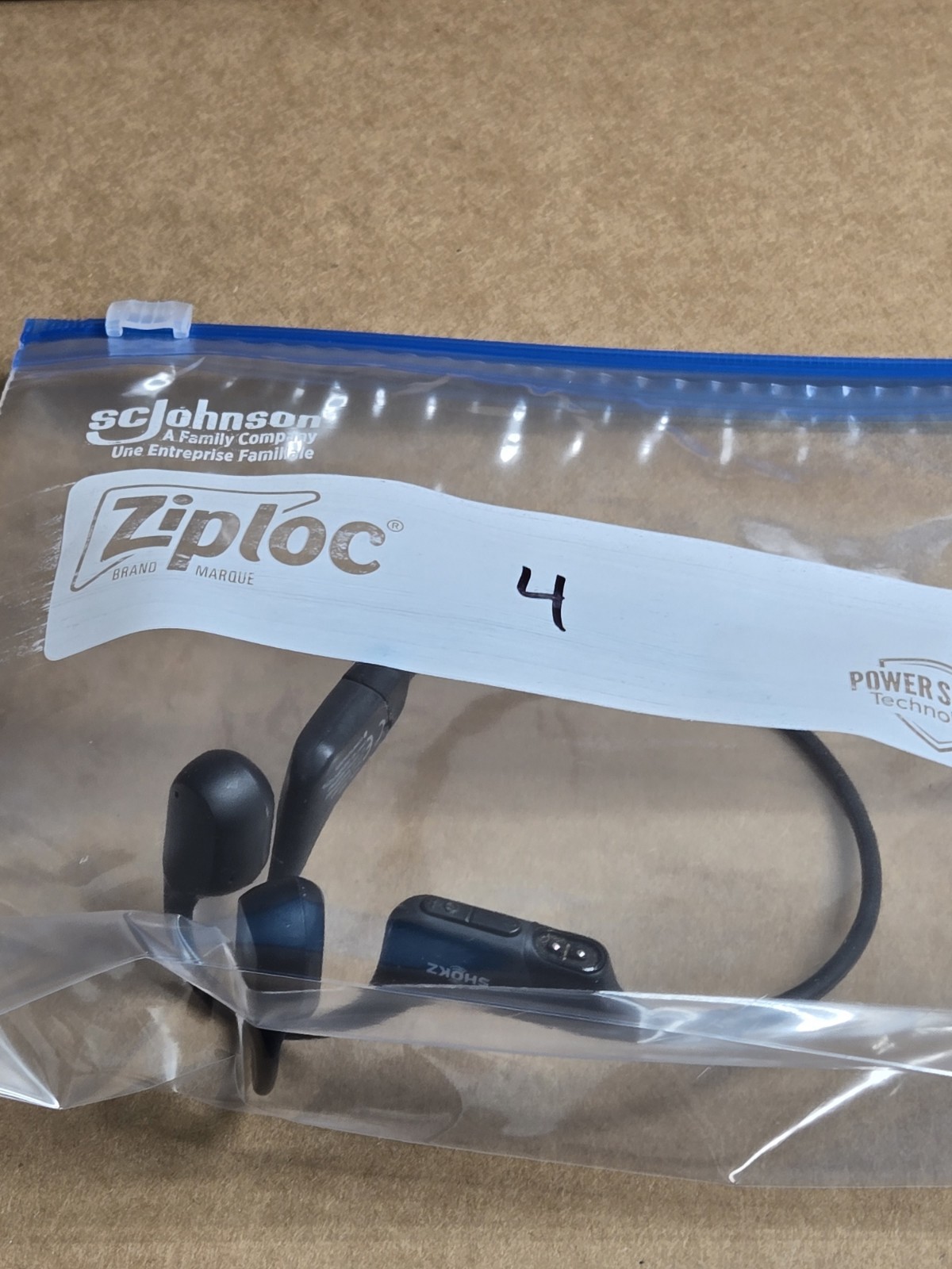 SHOKZ OpenRun S803 Open-Ear Bone Conduction Sport Headphones Only Black