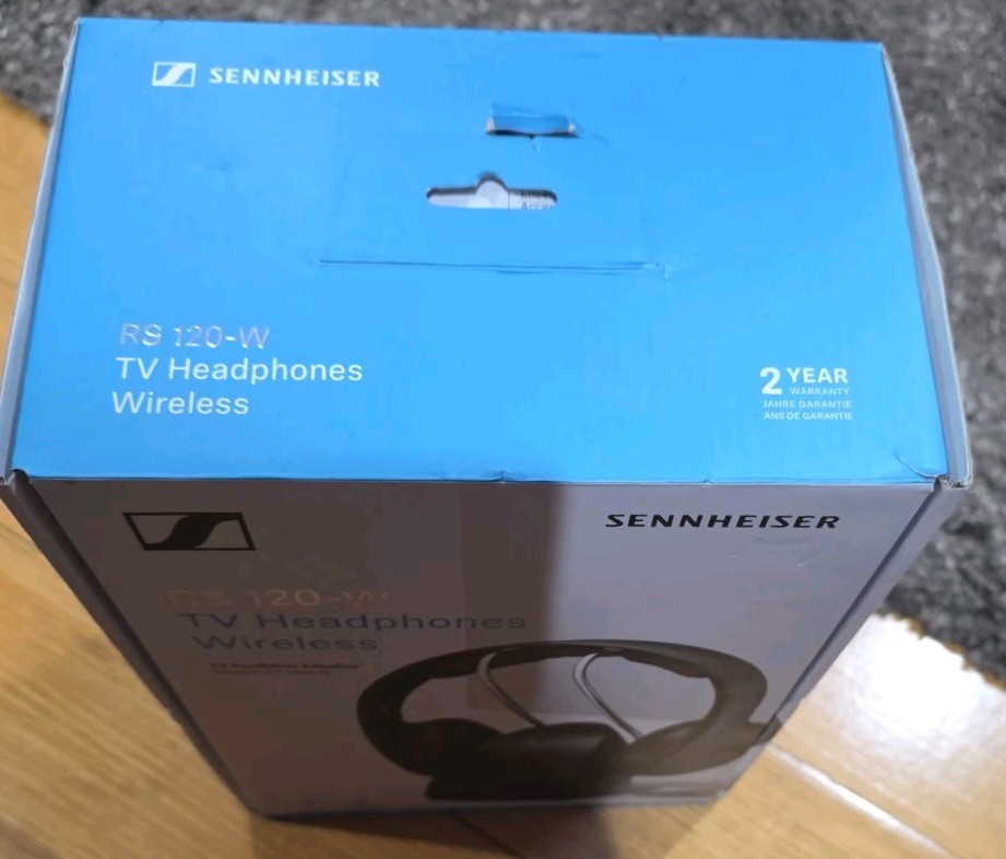Sennheiser RS 120-W On-Ear Wireless TV Headphones Black