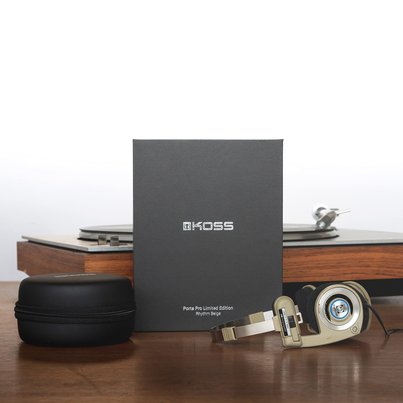 Koss Porta Pro Limited Edition On-Ear Headphones, in-Line Regular, Beige