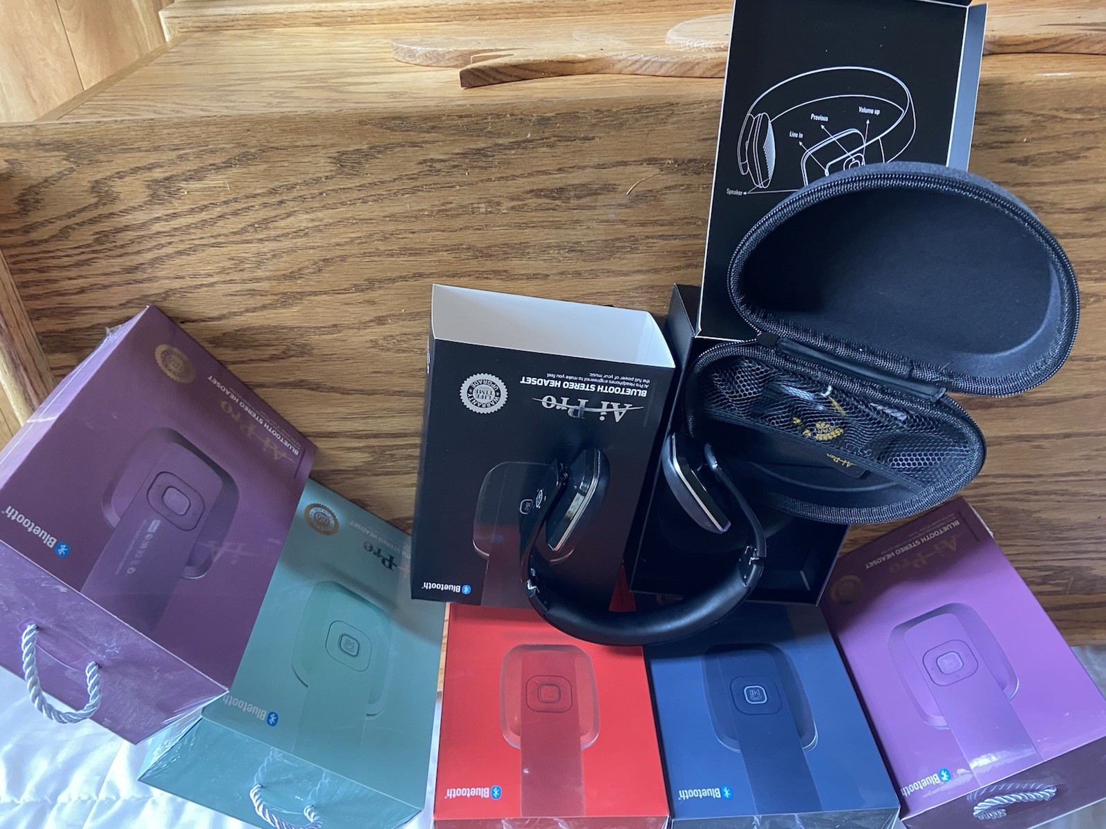 AI Pro 200 Plus Bluetooth Head Sets 6 Different Colors New In Shrink wrap