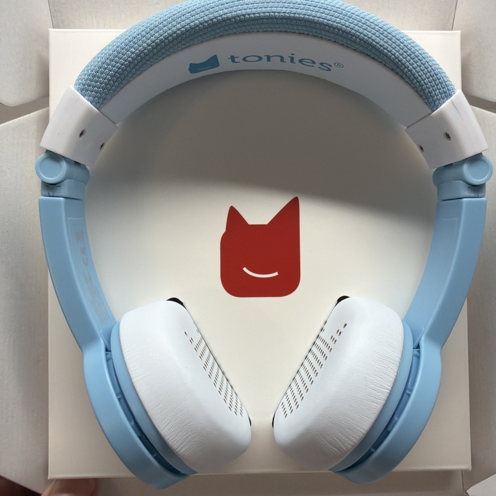 Tonies Kids Headphones Wired Foldable Durable Safe Audio 85dB Lightweight Blue