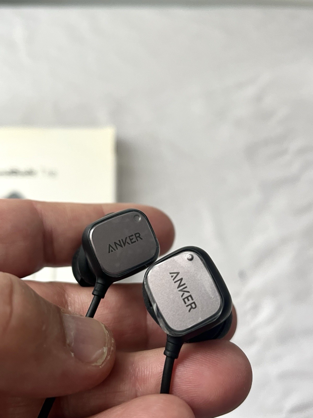 NOB Anker SoundBuds Tag Bluetooth In-Ear Headphones Black, Water-Resistant.