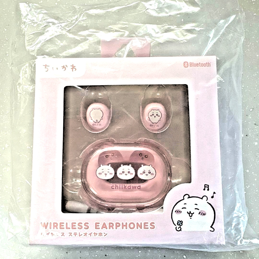 Chiikawa CK-64A Wireless Bluetooth Earphones Pink Gourmandise Japan Limited NEW