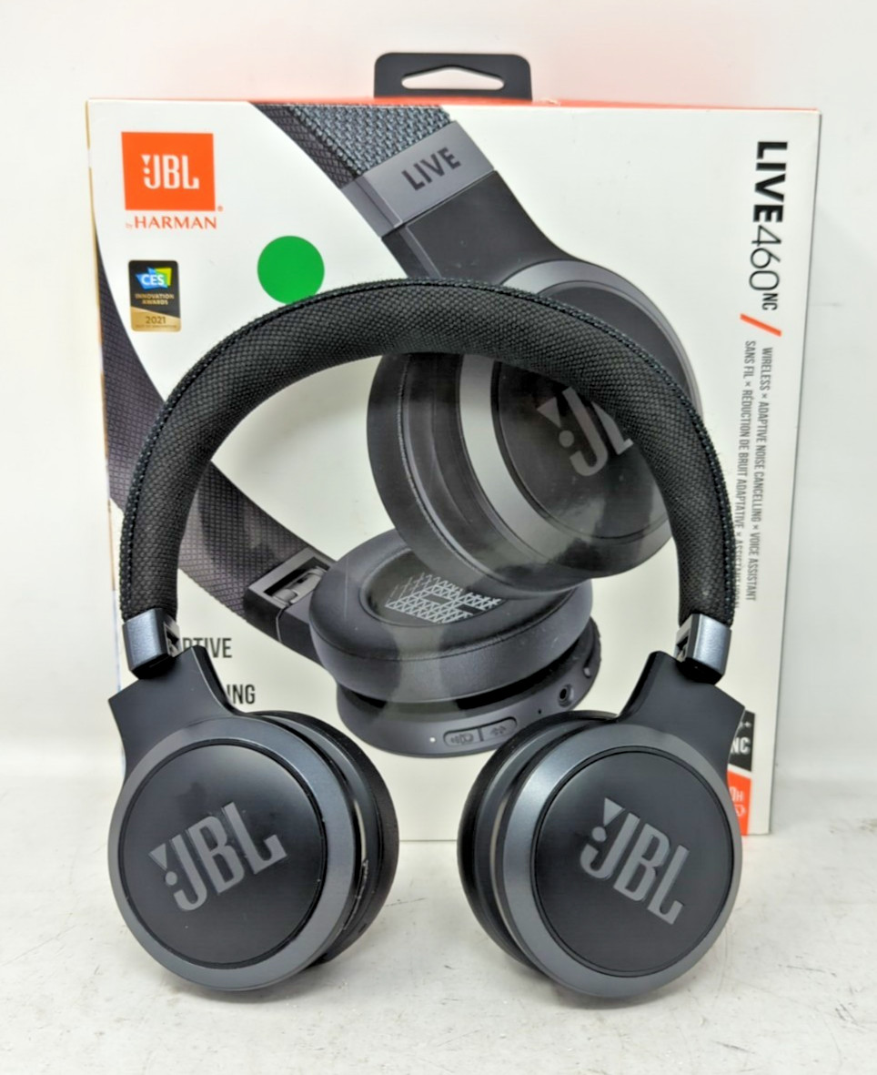 JBL Live 460NC Bluetooth Wireless On-ear Noise-Cancelling Headphones