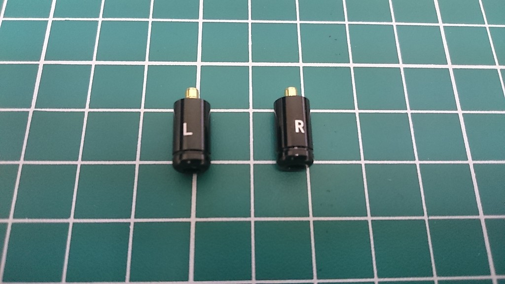 High End Gold Plated Shure pins Connector Plug with Shell (Screw Type)