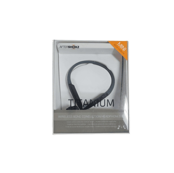 AfterShokz – Titanium Wireless Bone Conduction Open-Ear Headphones – Slate