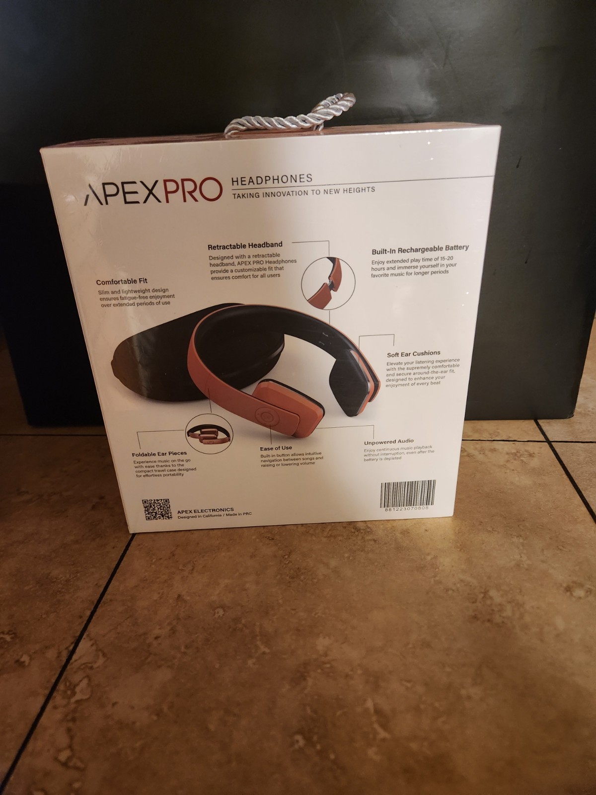 APEX APEXPRO Over-Ear Wireless/Wired Foldable Headphones w/ Mic, Colors