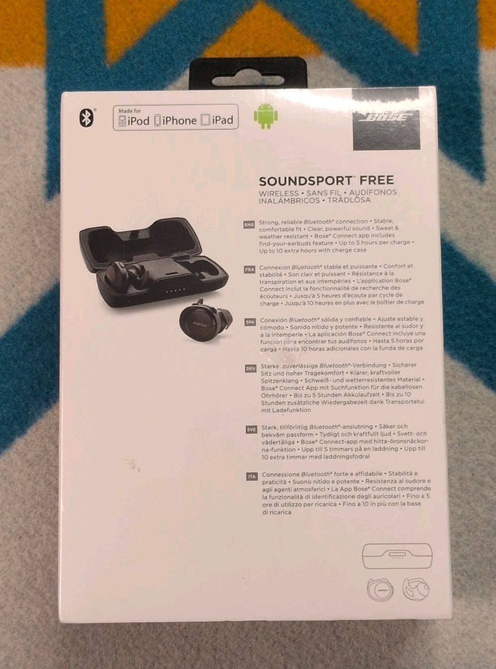 NEW Bose SoundSport Free Wireless Headphones Ear Buds Sound Sport NEW Sealed