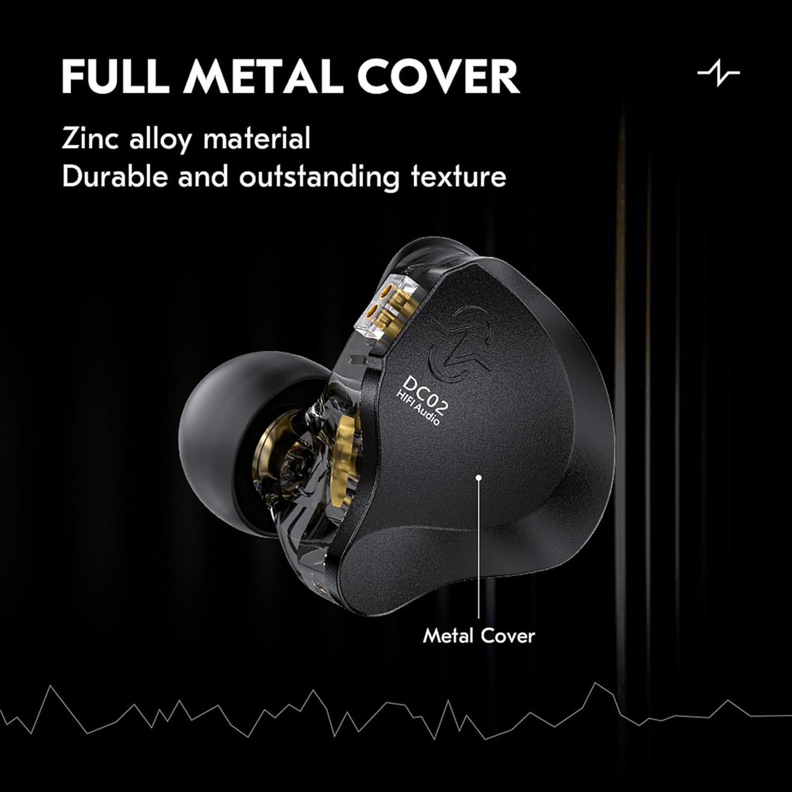 In Ear Monitor Headphones Dual Magnetic Circuit 10mm DD Wired Earbuds