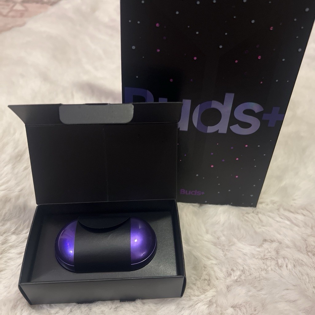 Samsung Galaxy Buds+ BTS Edition Purple/Black Bluetooth Earbuds w/ Case & Box