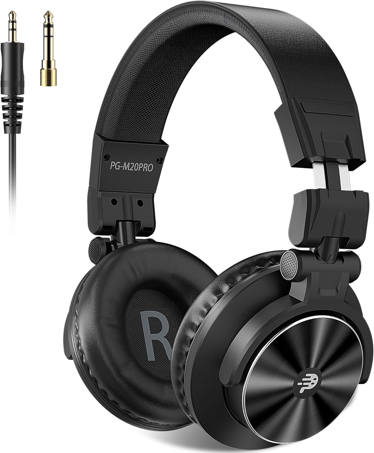 PUPGSIS Studio Headphones – DJ Headphones -Professional 40Khz Hi-Res Stereo – Wi