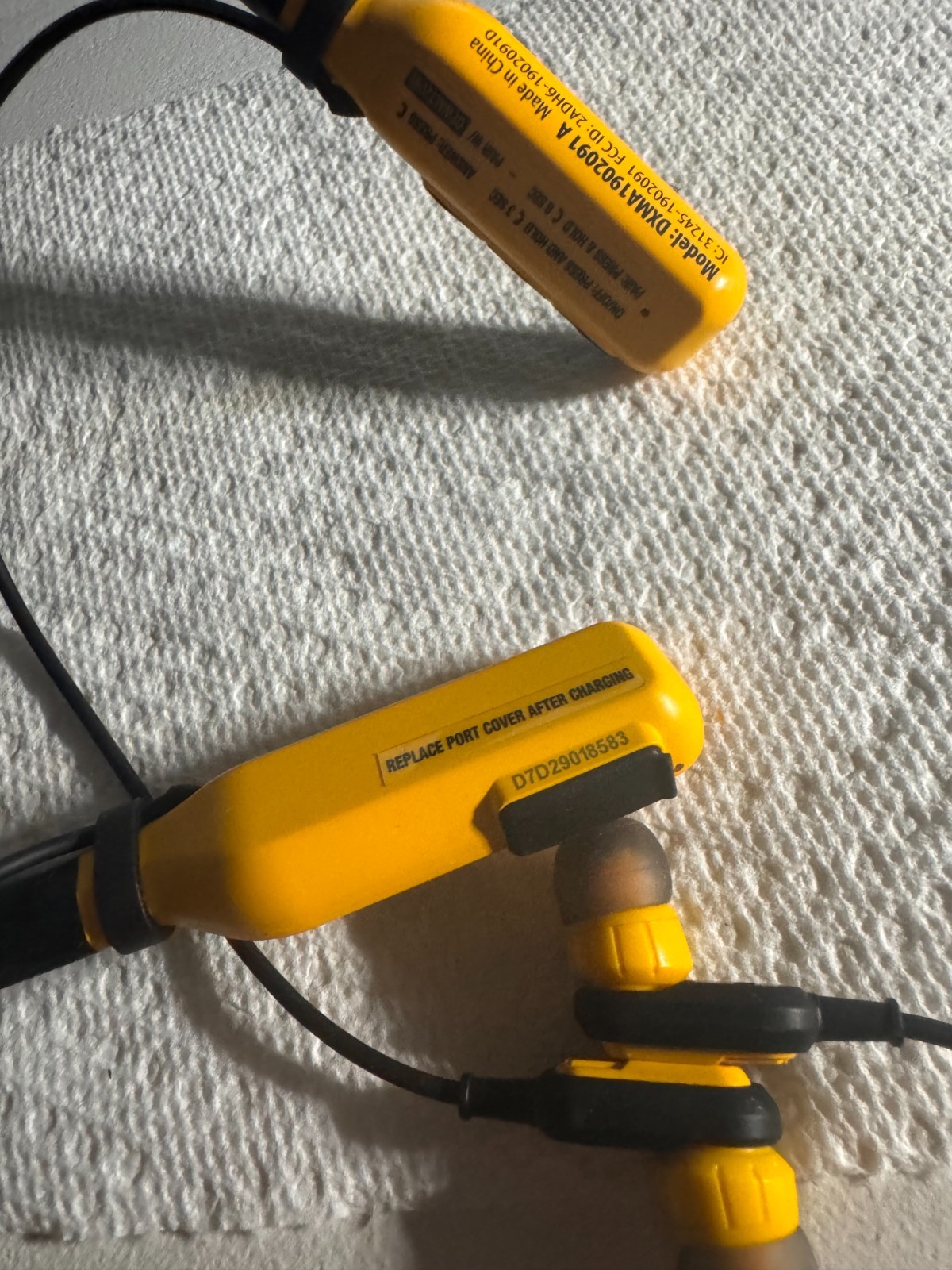 DeWalt Jobsite Pro Max Neckband headphones bluetooth heavy duty wireless