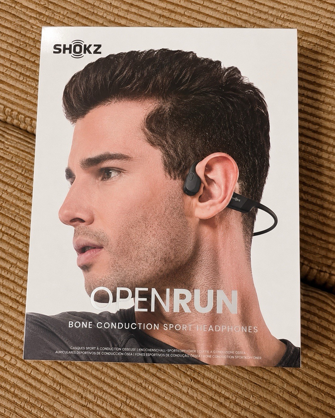Shokz OpenRun Wireless Bone Conduction Headphones – Black (S803BK) Brand New