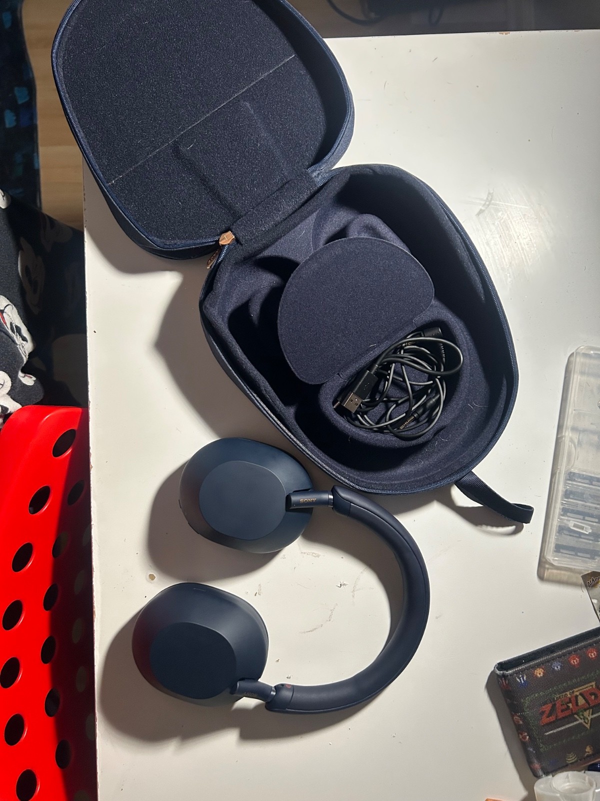 Sony WH1000XM5/L Wireless Bluetooth Over-Ear Headphones – Blue