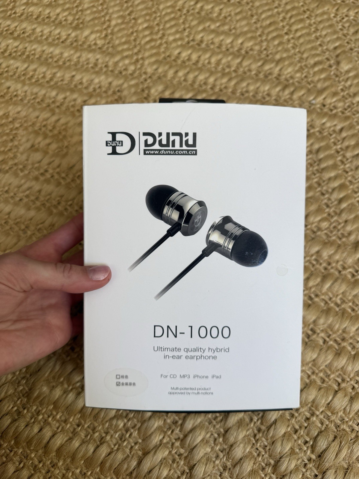 DUNU DN-1000 Hybrid earphone (twin BA + 1 dynamic drivers) by DUNU