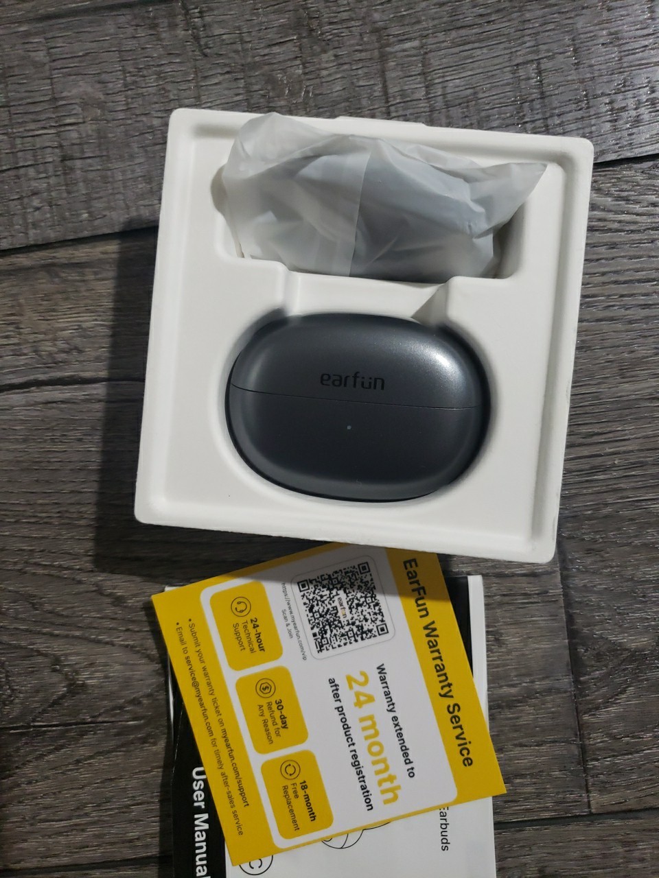 EarFun Clip Open Ear Earbuds, Wireless Clip On Headphones