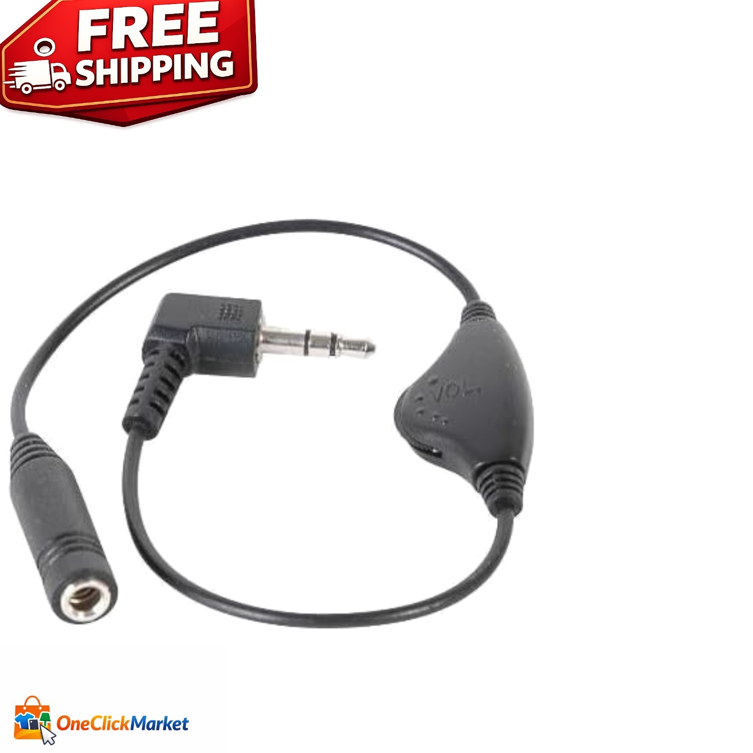 Compact Inline Volume Control for 3.5MM Headphones – Perfect for Travel & Gaming