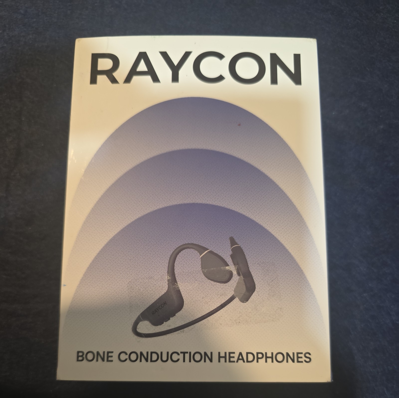 Raycon Bone Conduction Headphones, Open-Ear Bluetooth Sports Earbuds with Mic