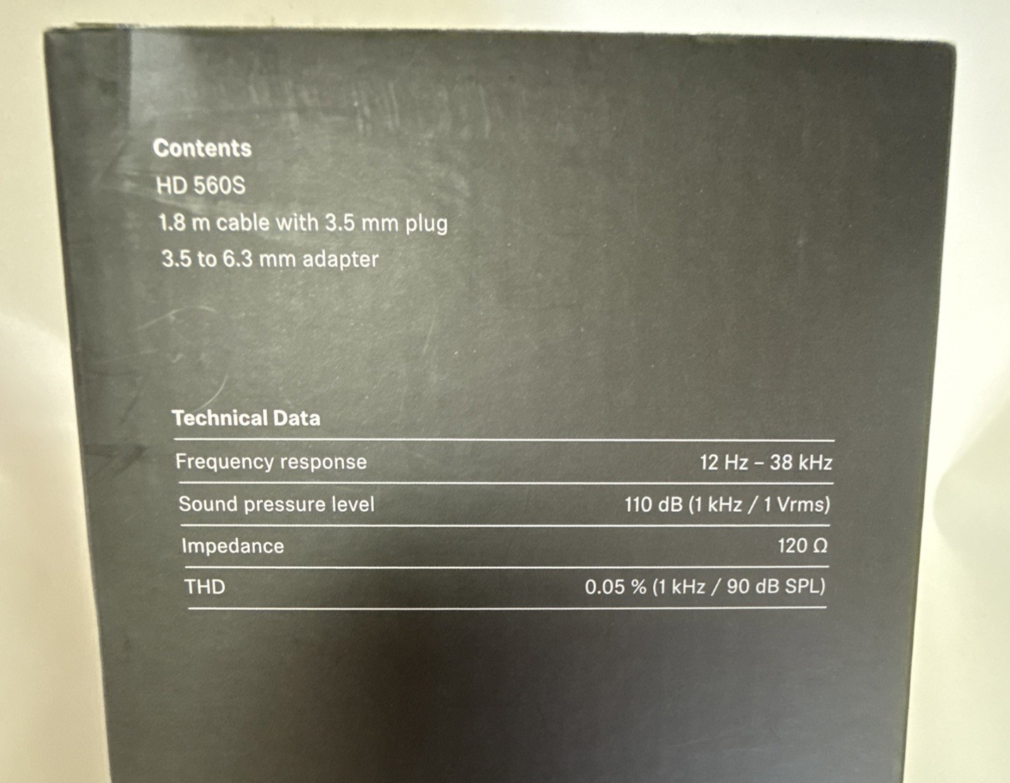 Sennheiser HD-560S High Performance Over-the-Ear Wired Headphones New in Sealed