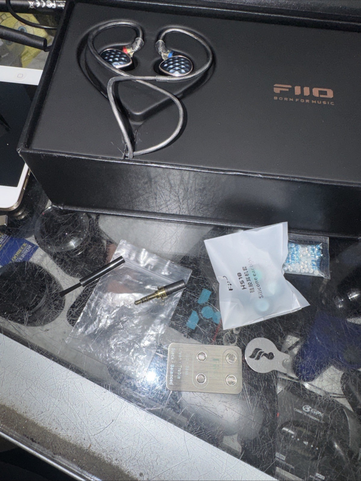 Fiio FH15 Canal Earphones Black USED EX Complete
