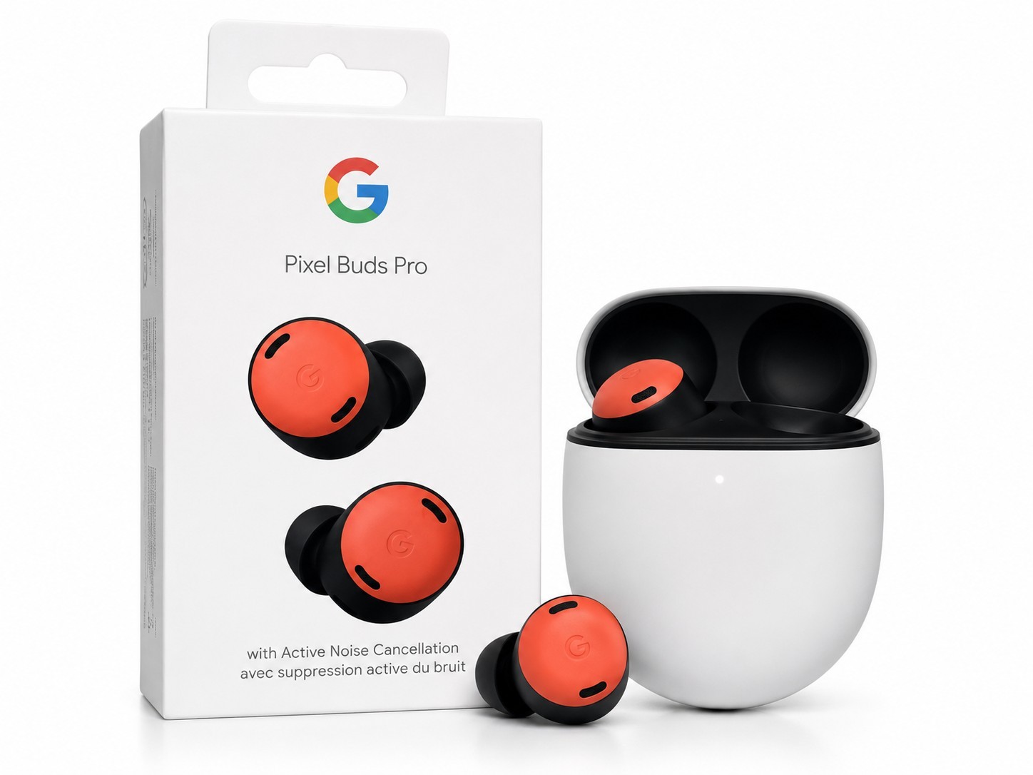 Google Pixel Buds Pro Coral Wireless Earbuds ANC Tested Working
