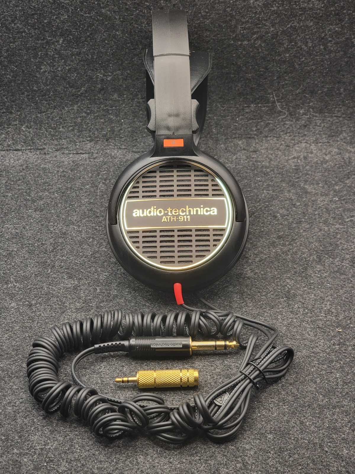Vintage Audio Technica ATH-911 Professional Audio Headphones – Black [Tested]