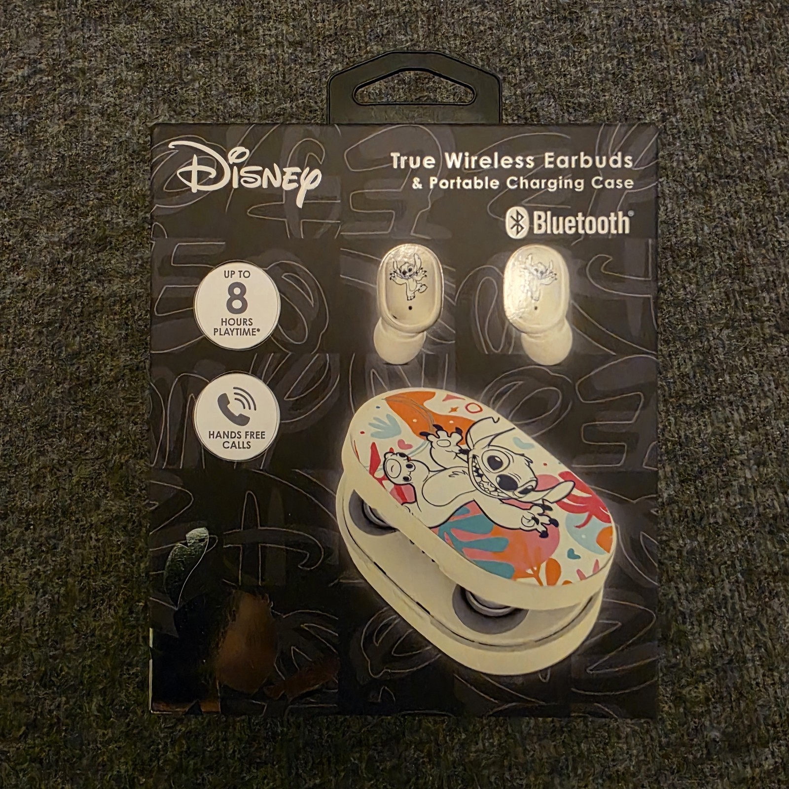 2025 iJoy | Disney STITCH Glow-in-the-Dark True Wireless Earbuds & Charging Case