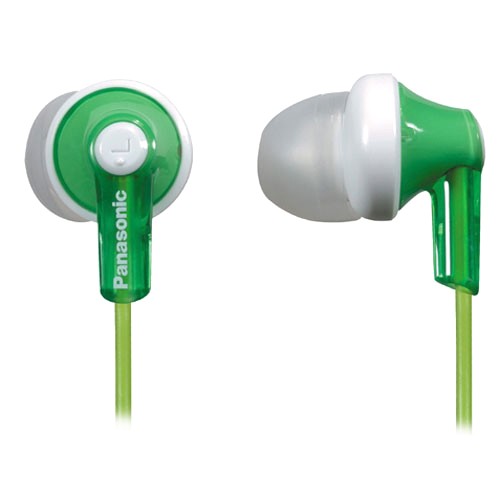 Panasonic RP-HJE120-G Earphone – Stereo – Green – Wired – 16 Ohm – 20 Hz 20 kHz