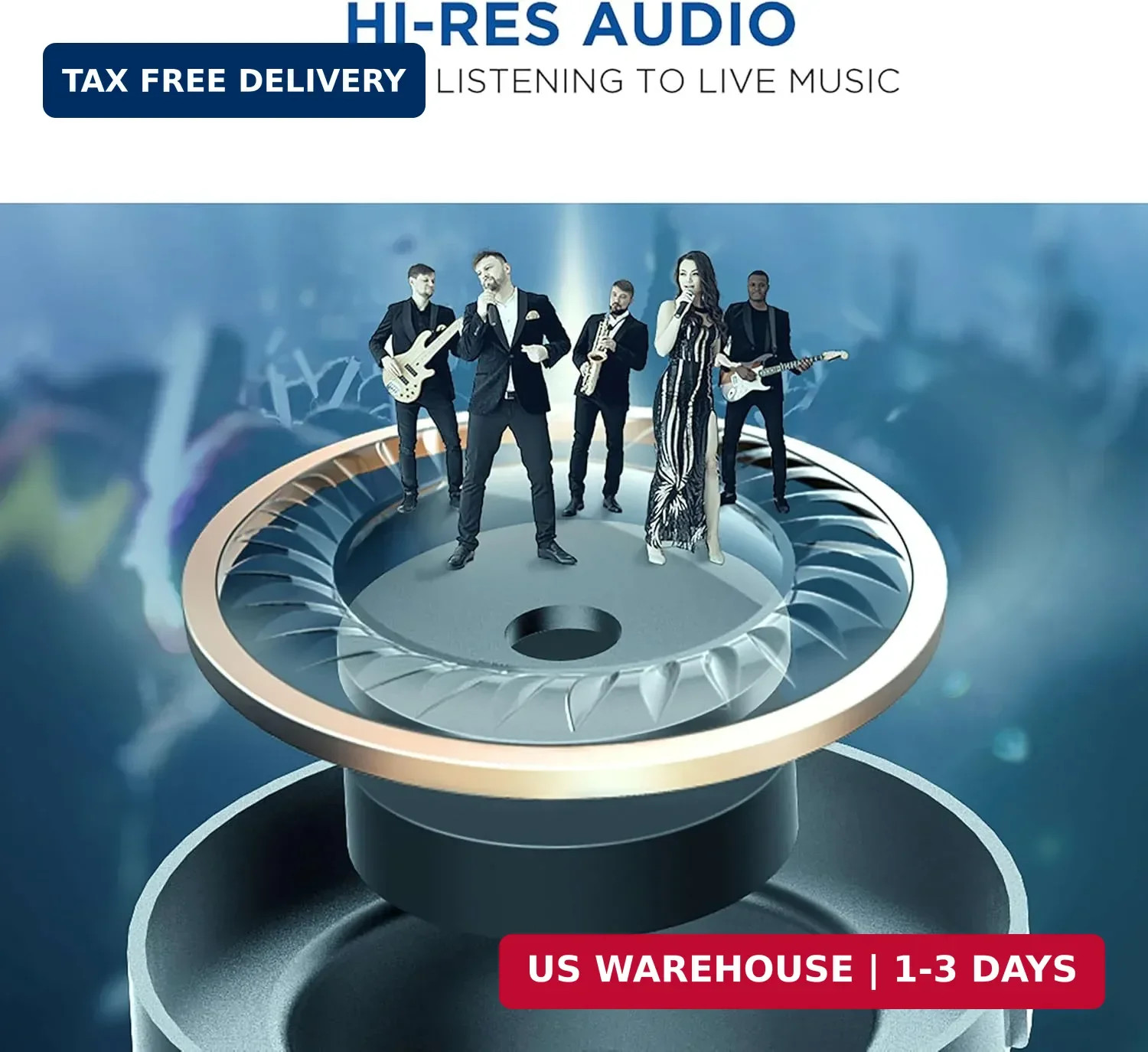 1MORE Triple Driver in-Ear Earphones Hi-Res Headphones with High Resolution, Bas