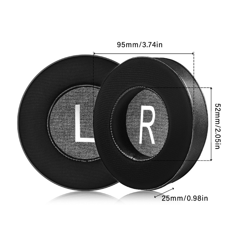 Round Earphone Ear Cushions Cover Earpads for 70 75 80 85 90 95 100 105mm
