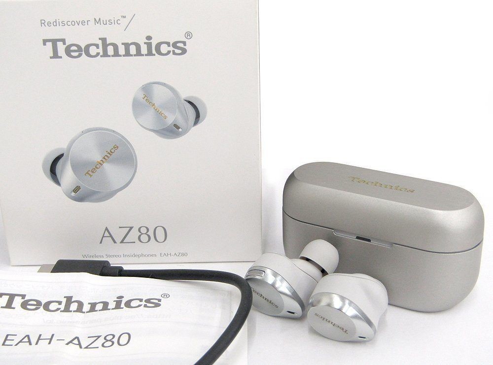 Technics EAH AZ80 S Premium Wireless Bluetooth Earbuds Silver